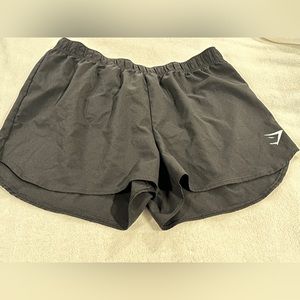 Black loose fit unlined GymShark shorts
